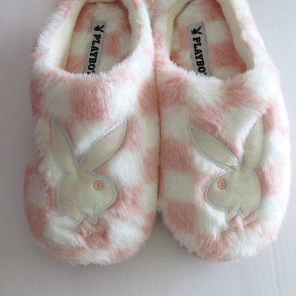 Playboy House-shoes Memory Foam Indoor/Outdoor Slippers size M 6.5 - 7.5 - Picture 2 of 7